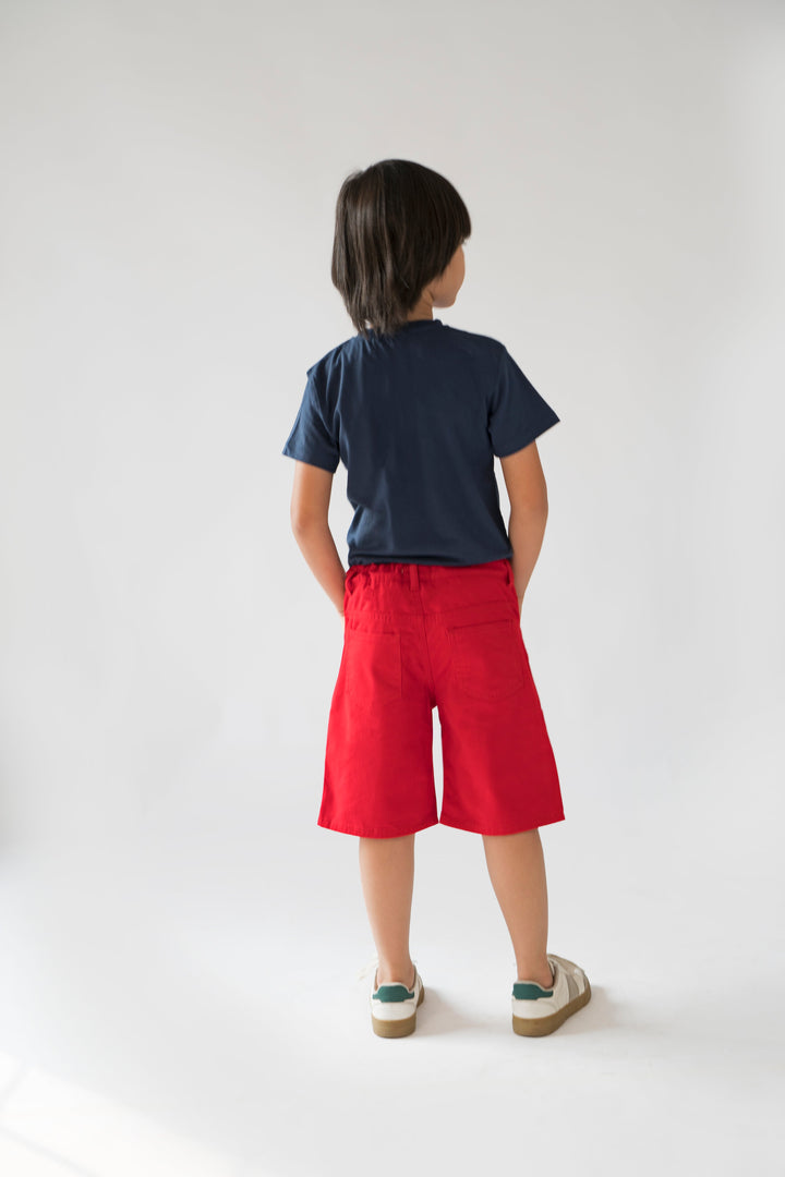Hummingbirds - Red Chino Shorts - 1 Piece