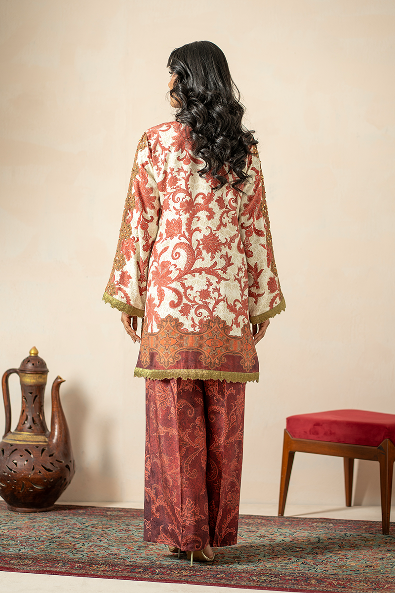 Shamaeel - Antique Art - Khaadi Silk