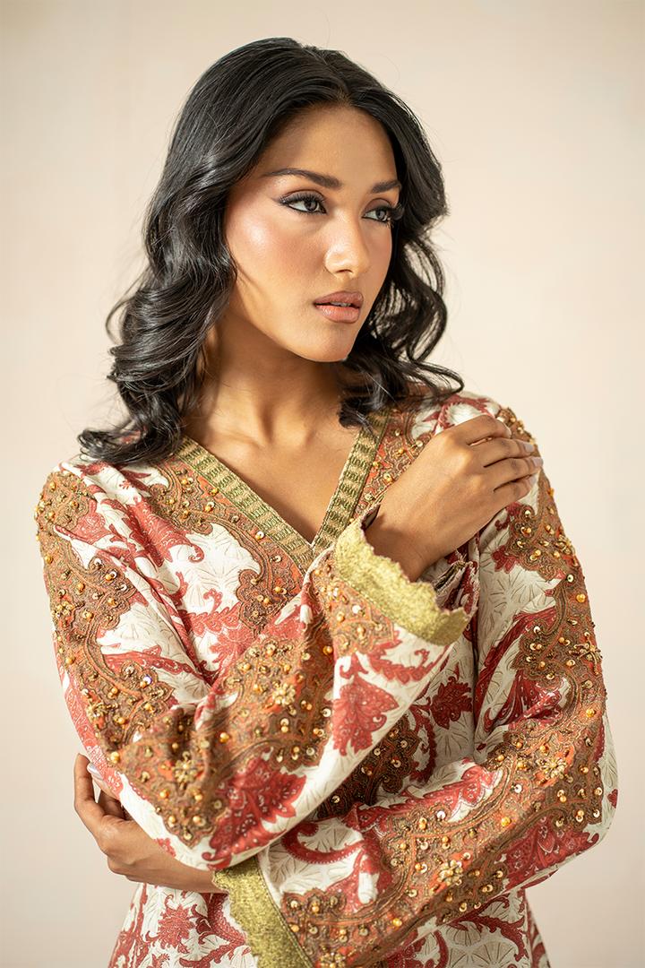 Shamaeel - Antique Art - Khaadi Silk