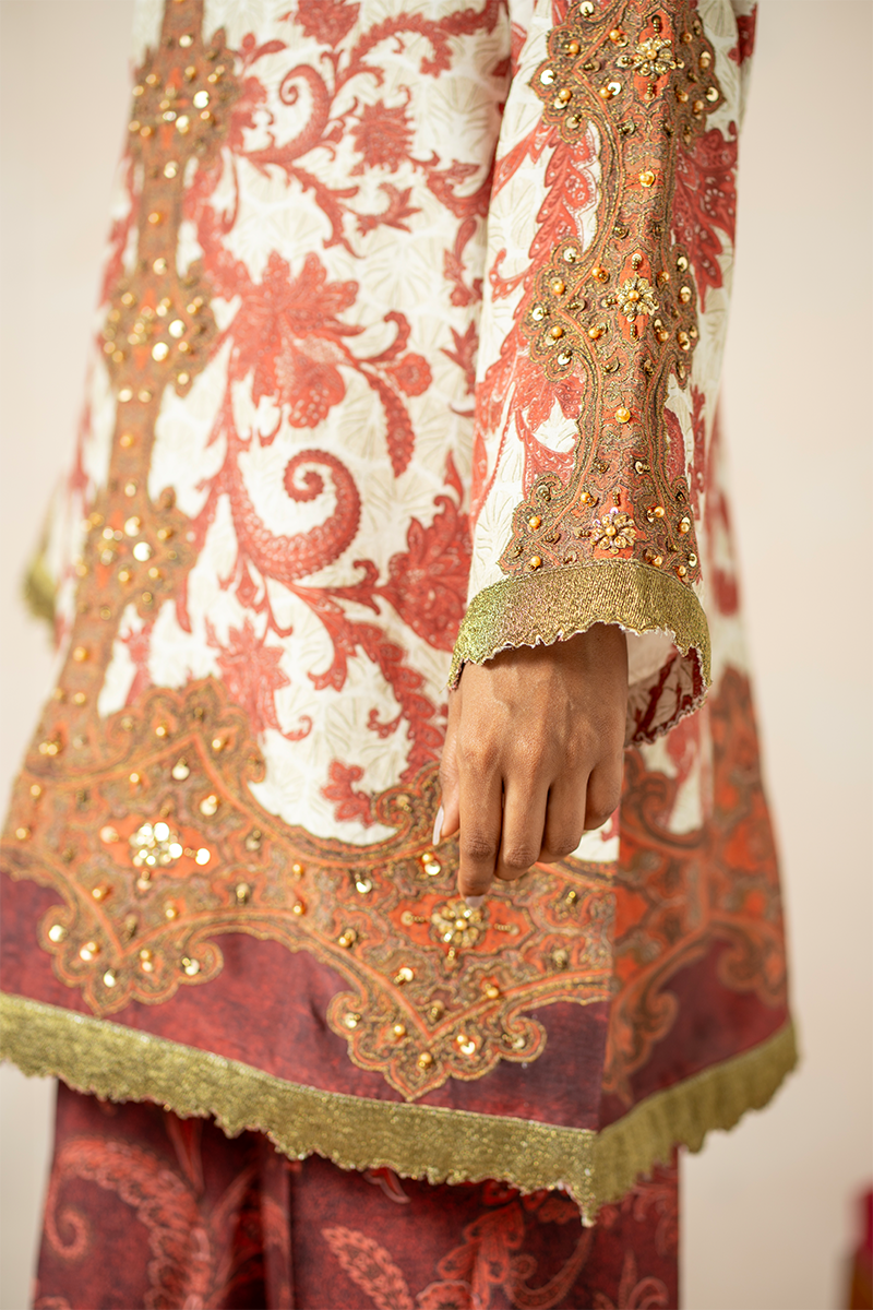 Shamaeel - Antique Art - Khaadi Silk