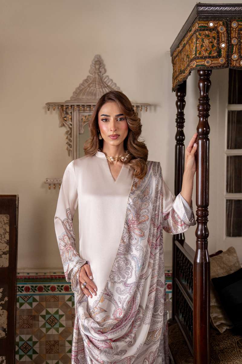 Natasha Kamal - Zeta - Printed Silk - 3 Piece