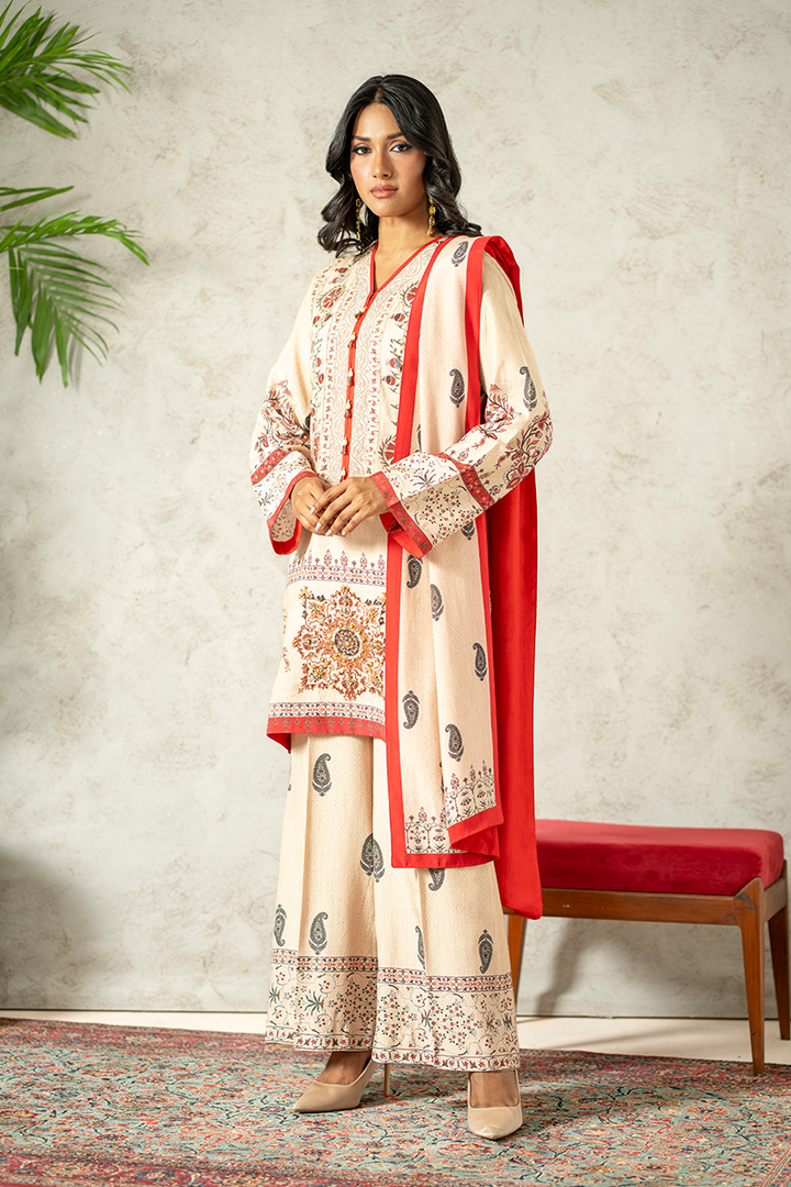 Shamaeel - Traditional Tribe - Khaadi Silk