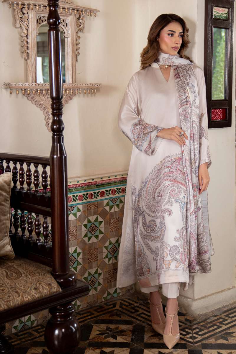 Natasha Kamal - Zeta - Printed Silk - 3 Piece