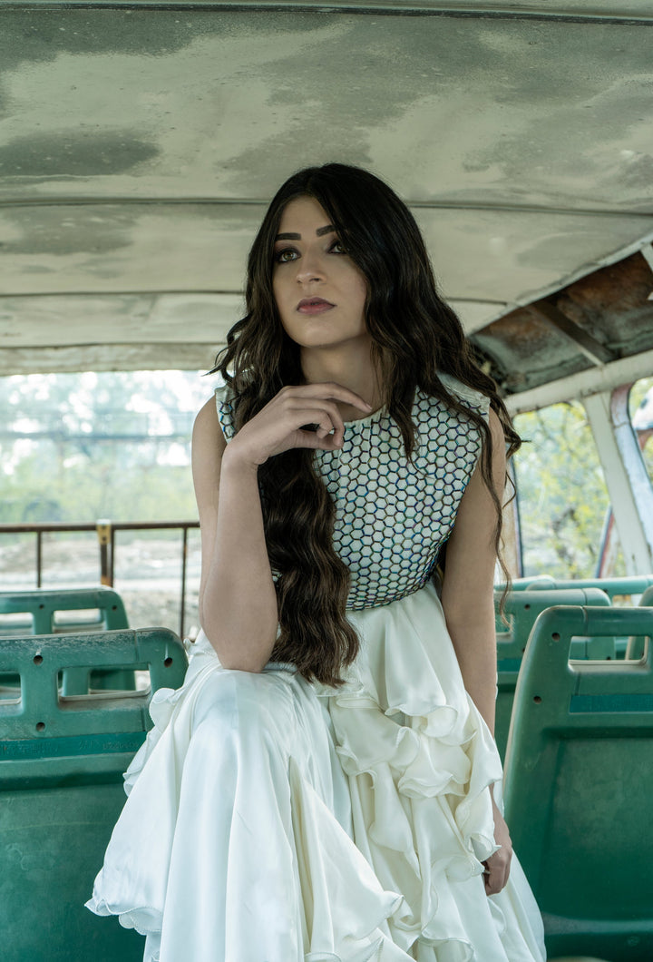 Syah - Flounce Frock - 1 Piece