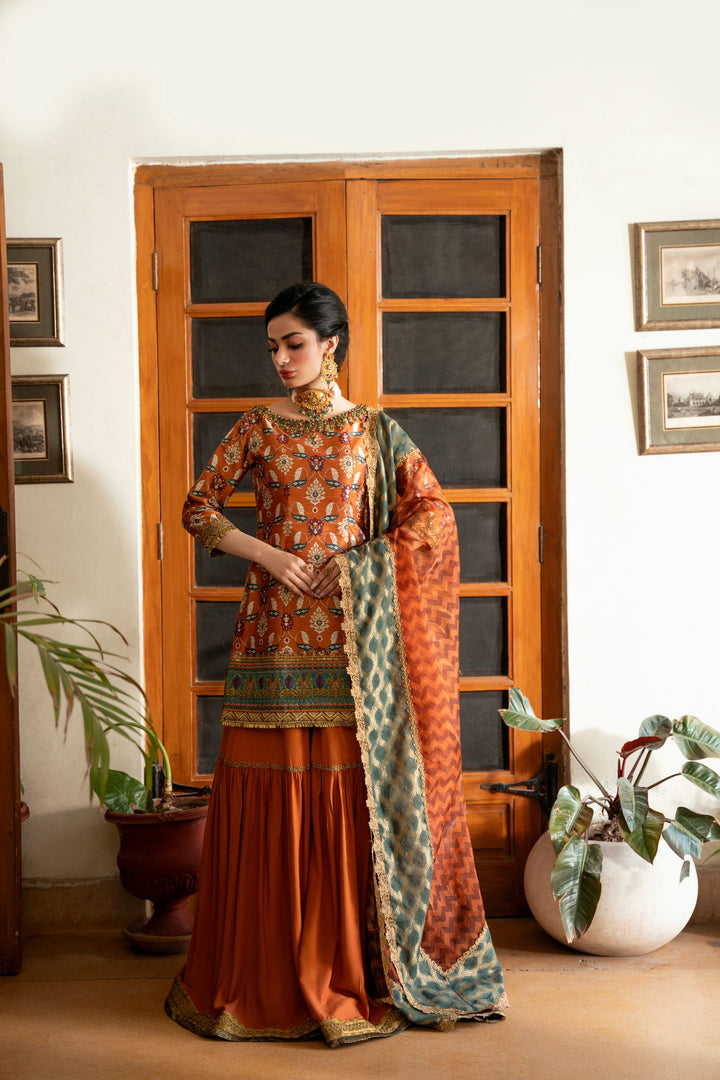 Nilofer Shahid - Mahvilla Suit For Women - 3 Piece