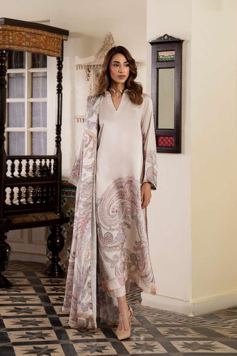 Natasha Kamal - Zeta - Printed Silk - 3 Piece