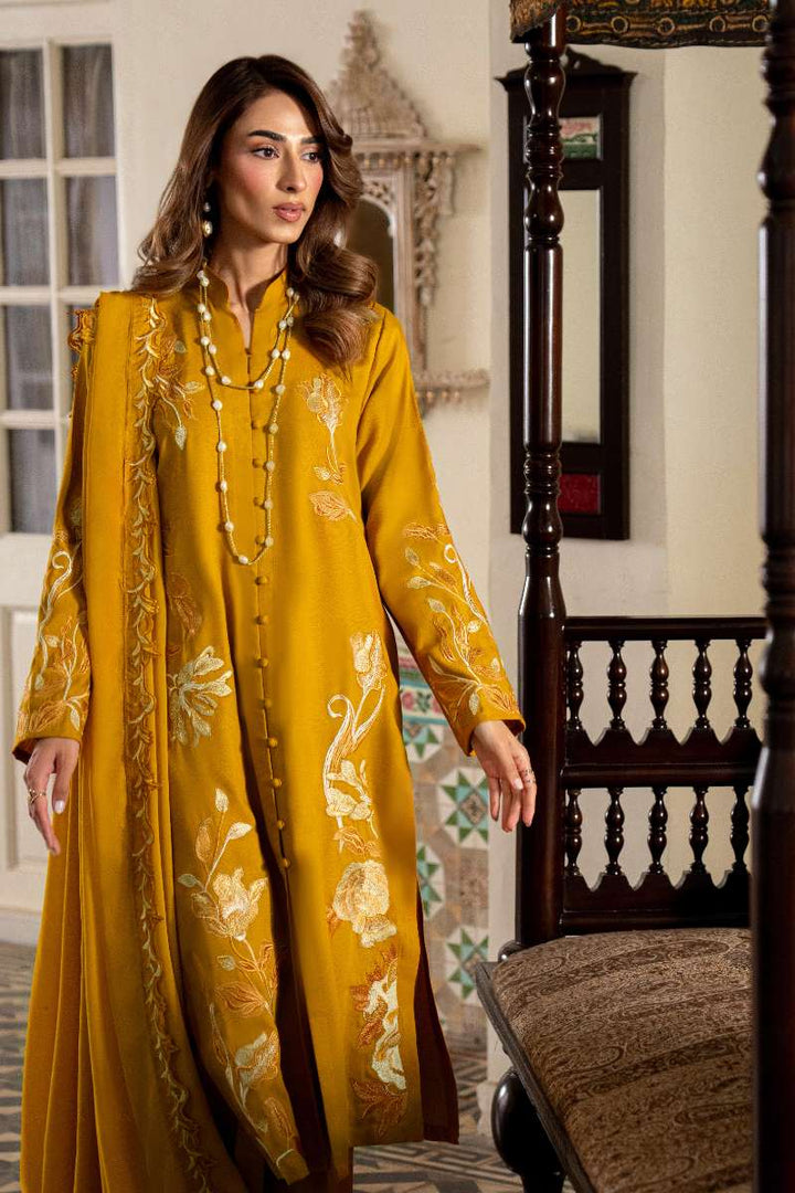 Natasha Kamal - Zaide - Mustard - 3 Piece