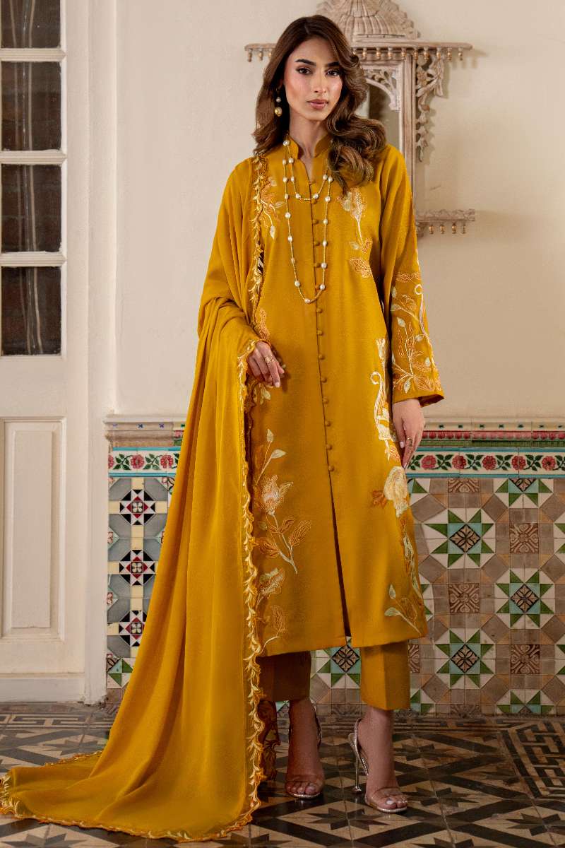 Natasha Kamal - Zaide - Mustard - 3 Piece