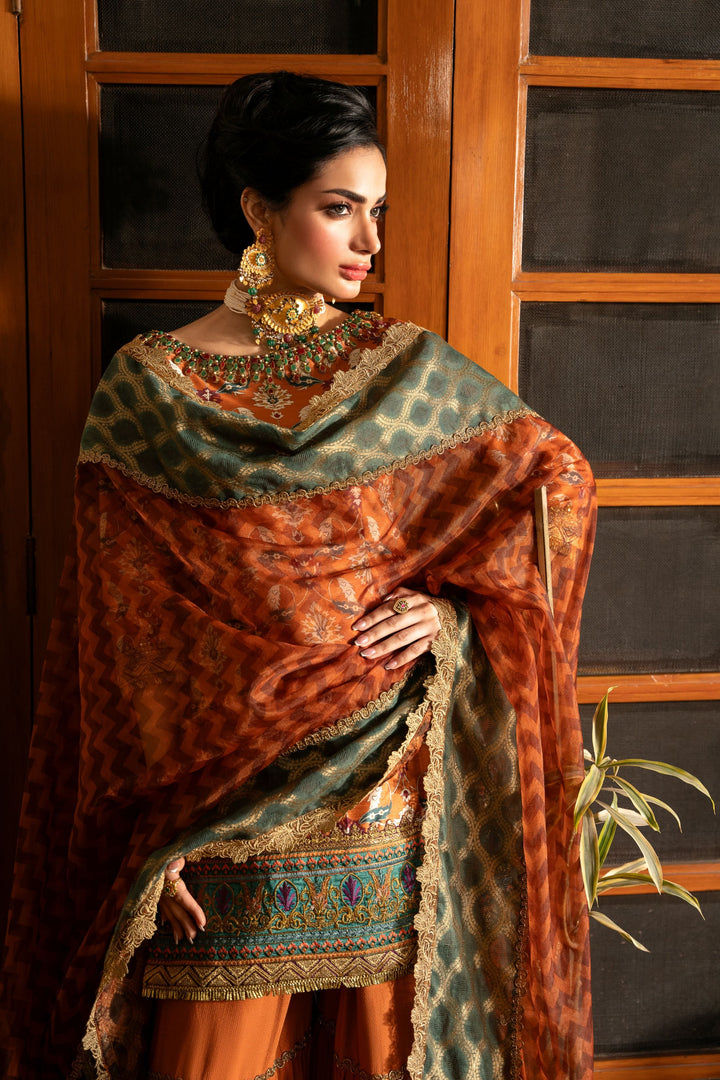 Nilofer Shahid - Mahvilla Suit For Women - 3 Piece