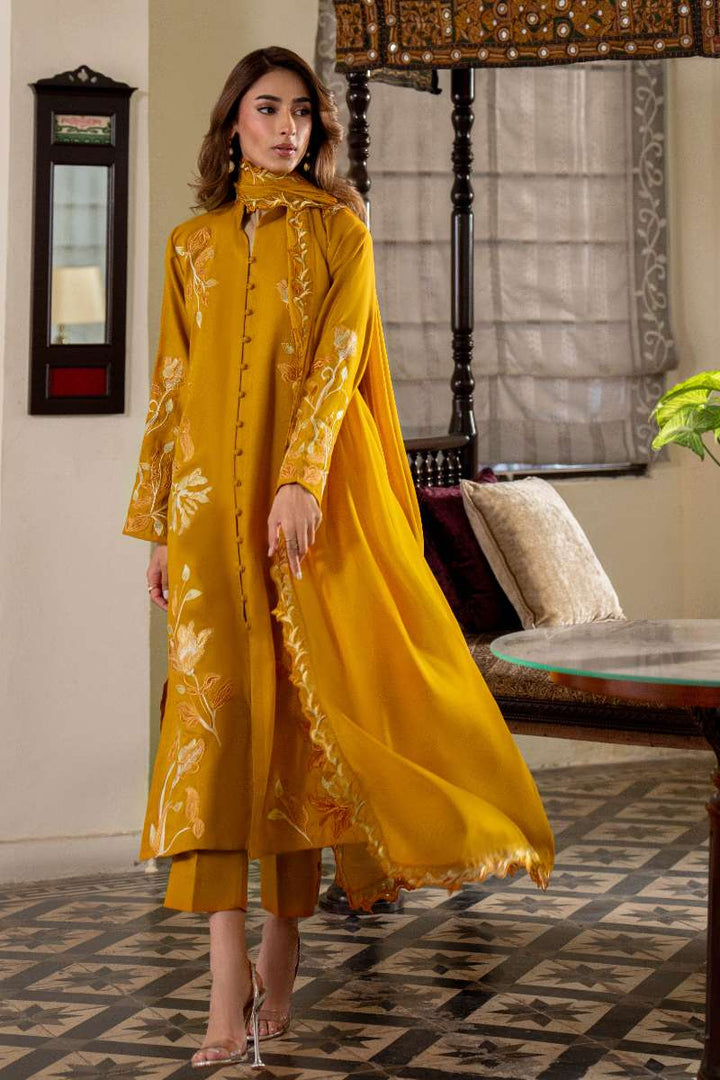 Natasha Kamal - Zaide - Mustard - 3 Piece