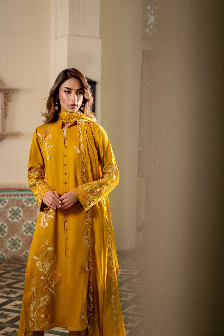 Natasha Kamal - Zaide - Mustard - 3 Piece
