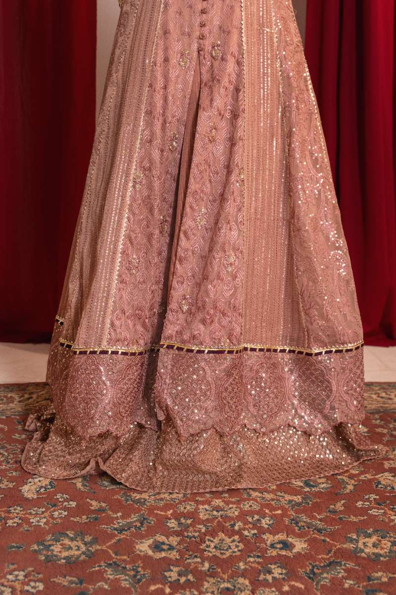 Zaaviay-Rosy Mauve-Mauve-Chiffon-3 Piece