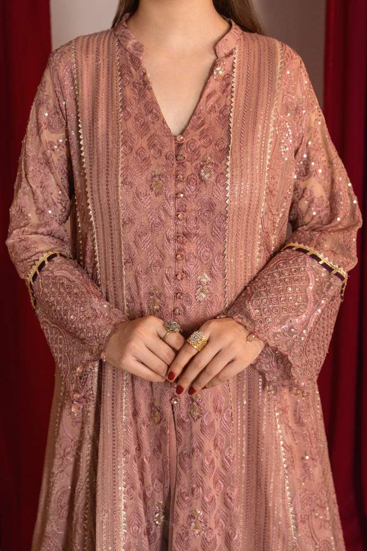 Zaaviay-Rosy Mauve-Mauve-Chiffon-3 Piece