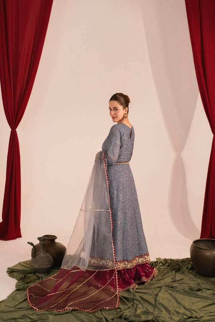 Zaaviay-Lilac Breeze-Lavender-Chikankari-3 Piece