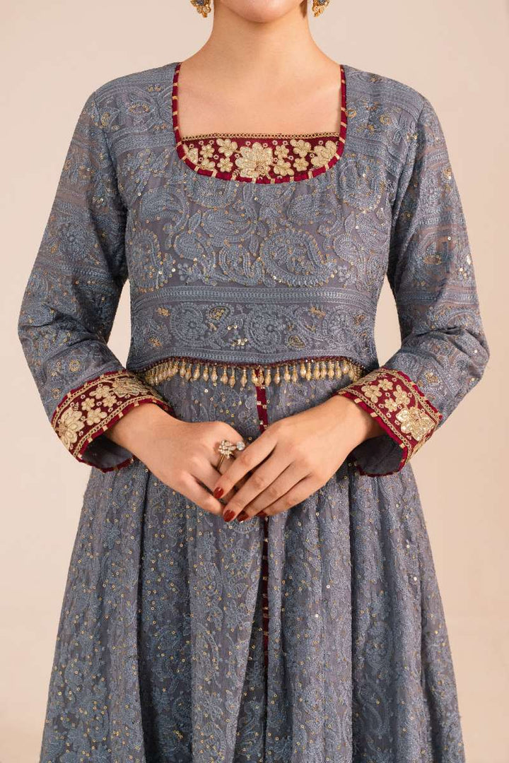 Zaaviay-Lilac Breeze-Lavender-Chikankari-3 Piece