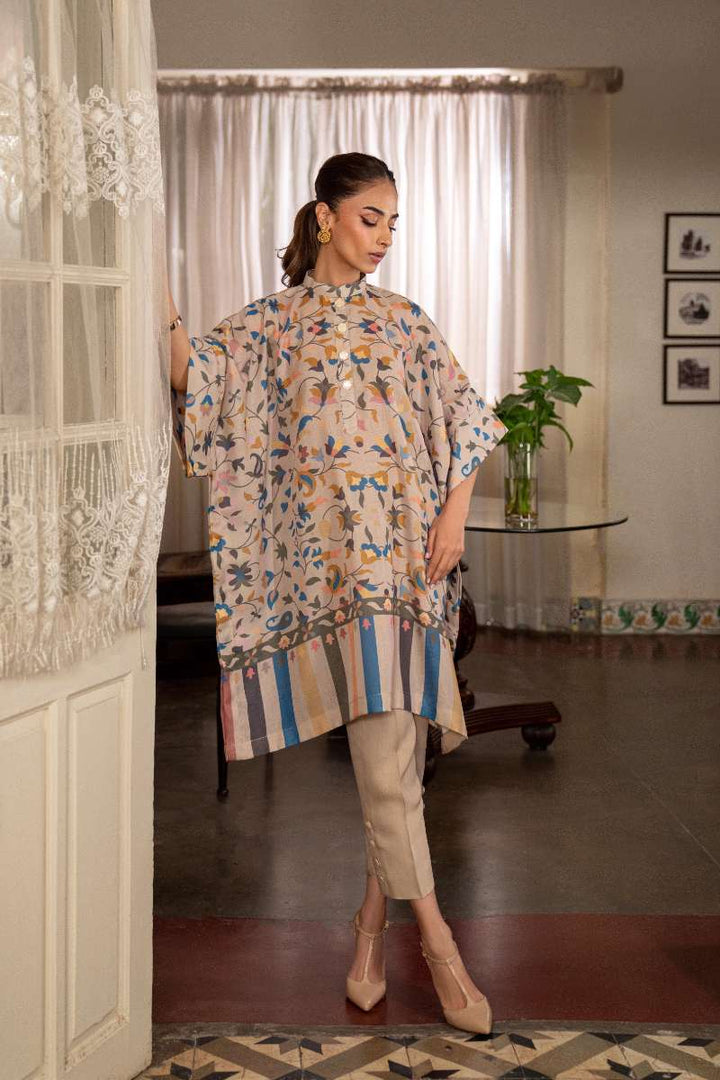 Natasha Kamal - Misha  - Printed Shawl - 2 Piece