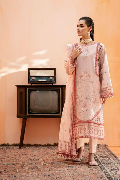 Fozia Khalid - Blush Pink - Embroidered - 3 Piece - Studio by TCS