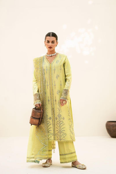 Fozia Khalid - Luminary Green - Embroidered - 3 Piece - Studio by TCS