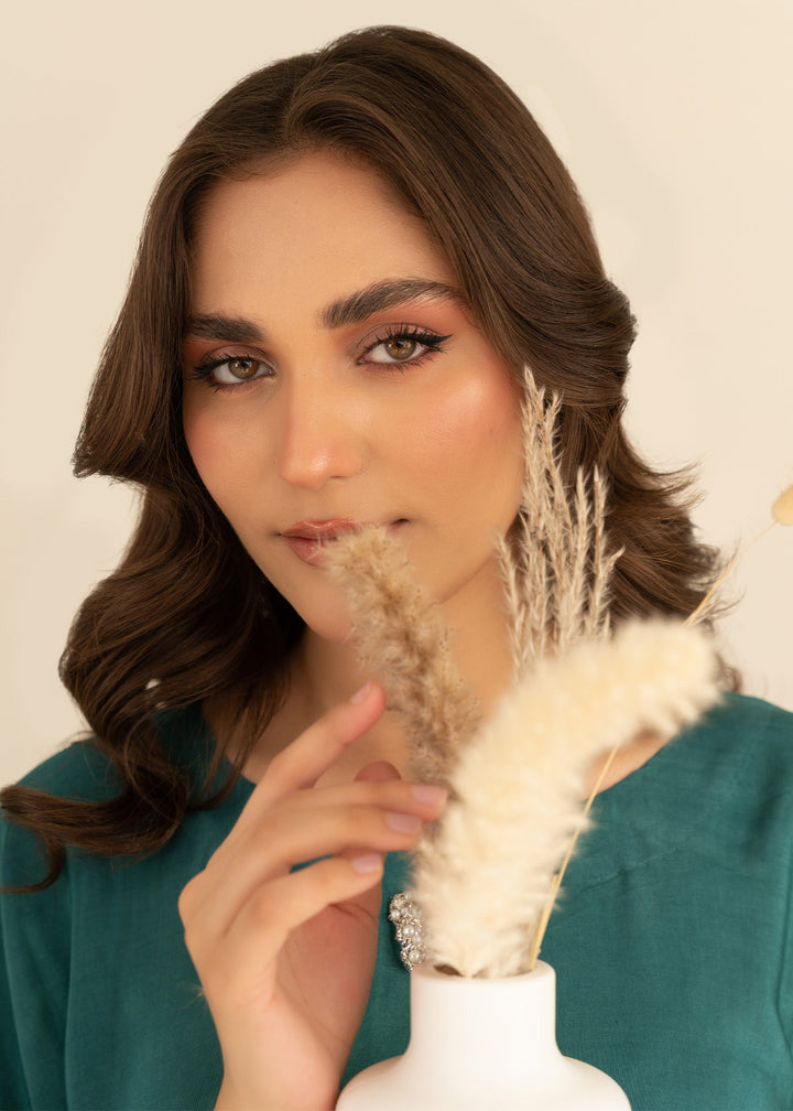 Allure by IH - AINOOR - Teal - Thai Silk - 2 Piece