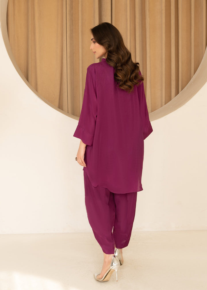 Allure by IH - RAMA - Purple - Thai Silk - 2 Piece