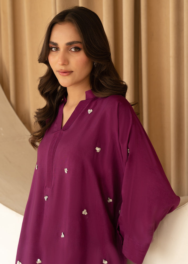 Allure by IH - RAMA - Purple - Thai Silk - 2 Piece