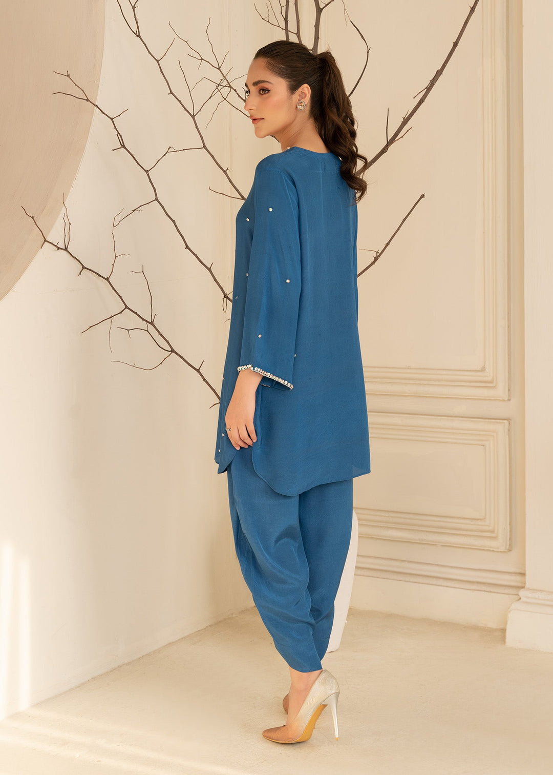 Allure by IH - SOHA - Blue - Thai Silk - 2 Piece