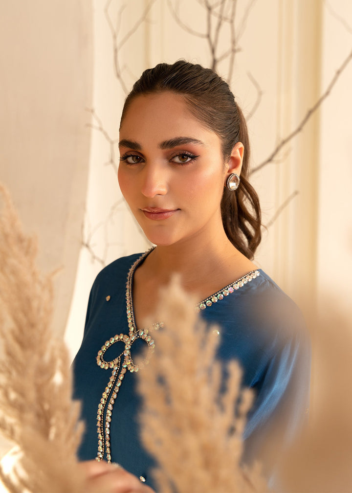 Allure by IH - SOHA - Blue - Thai Silk - 2 Piece