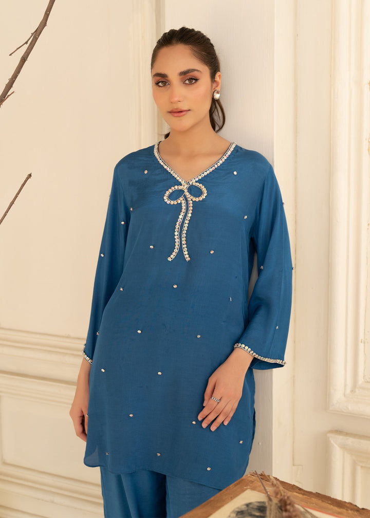 Allure by IH - SOHA - Blue - Thai Silk - 2 Piece