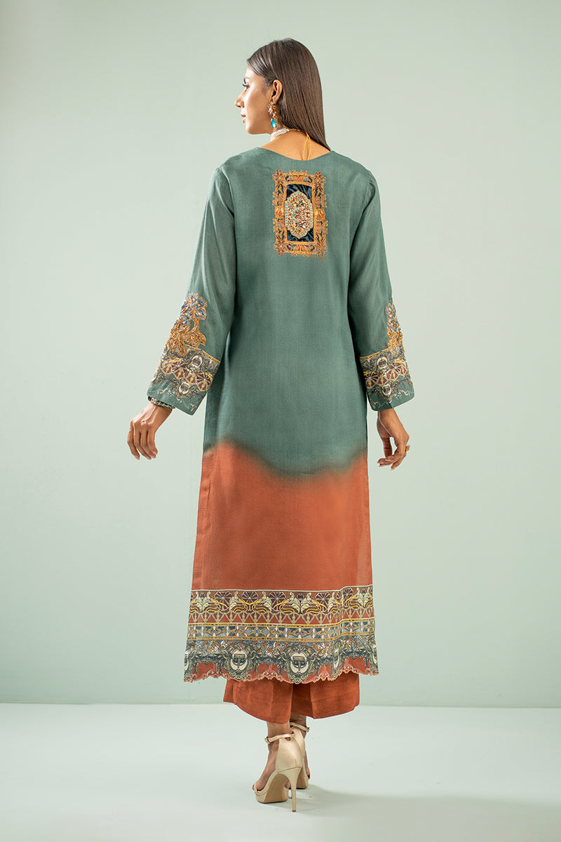 Shamaeel - Heritage Kurta - Viscose Silk/Cotton Silk