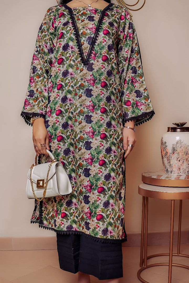 Ombrella - Cherry Floral - Lawn - 2 Piece