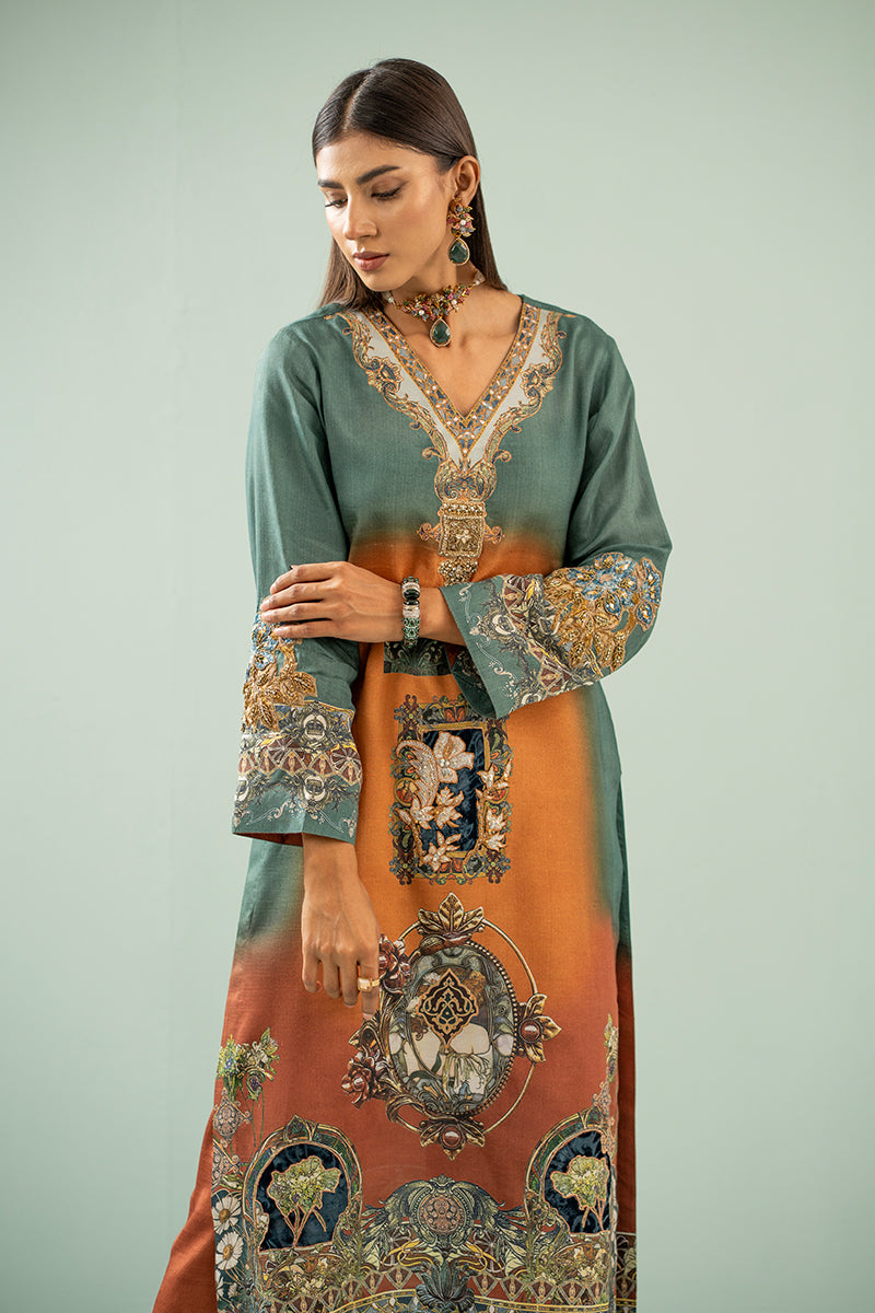 Shamaeel - Heritage Kurta - Viscose Silk/Cotton Silk