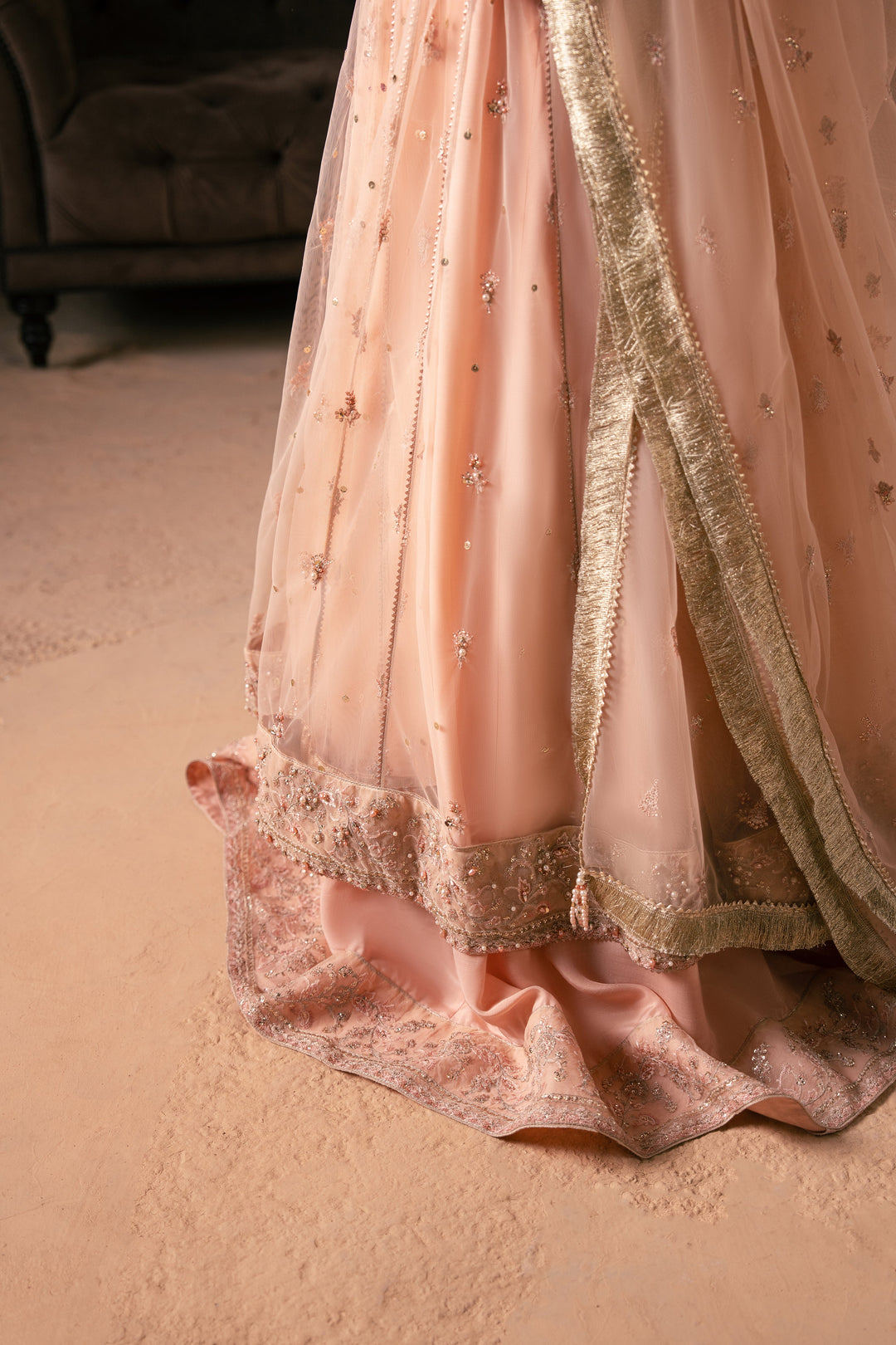 Malook - Sitara - pink - silk - 3 Piece