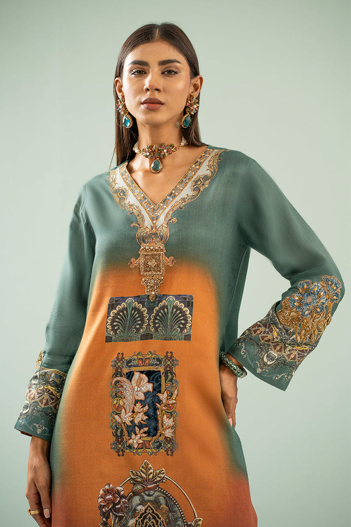 Shamaeel - Heritage Kurta - Viscose Silk/Cotton Silk