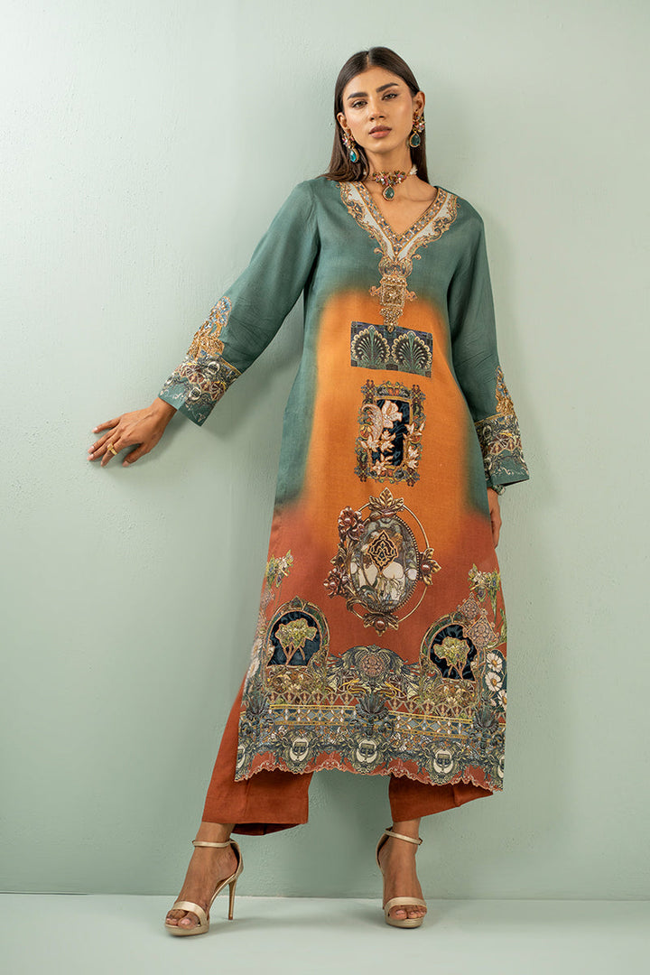 Shamaeel - Heritage Kurta - Viscose Silk/Cotton Silk