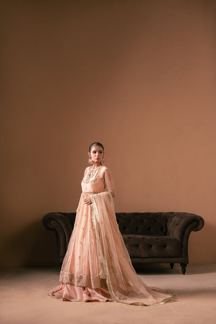 Malook - Sitara - pink - silk - 3 Piece