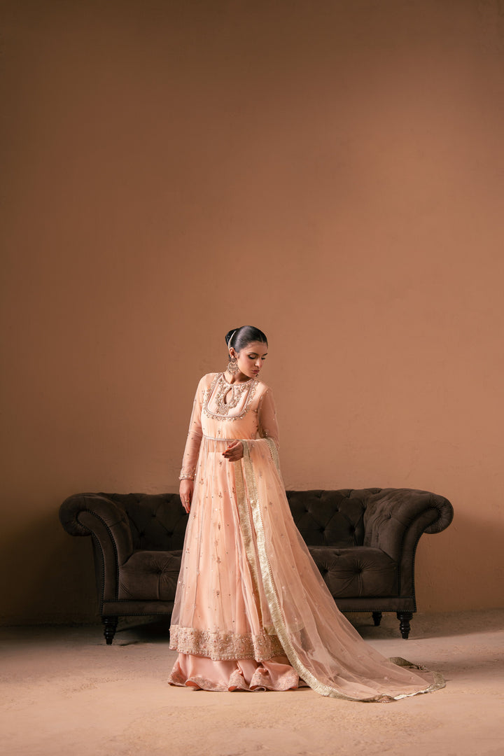 Malook - Sitara - pink - silk - 3 Piece