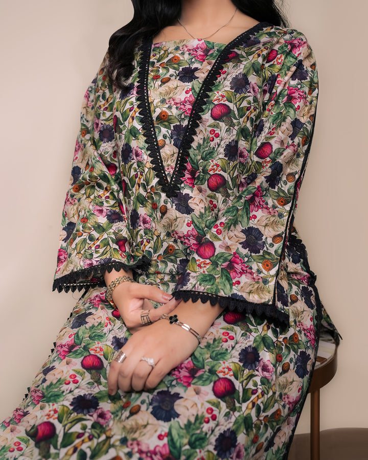 Ombrella - Cherry Floral - Lawn - 2 Piece