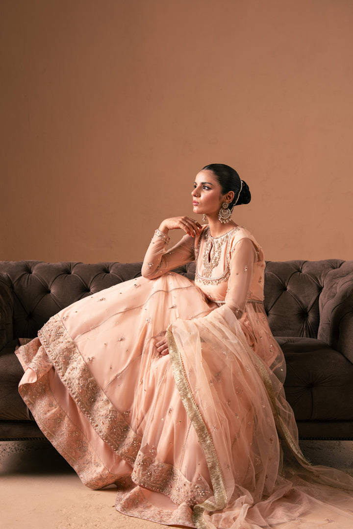 Malook - Sitara - pink - silk - 3 Piece