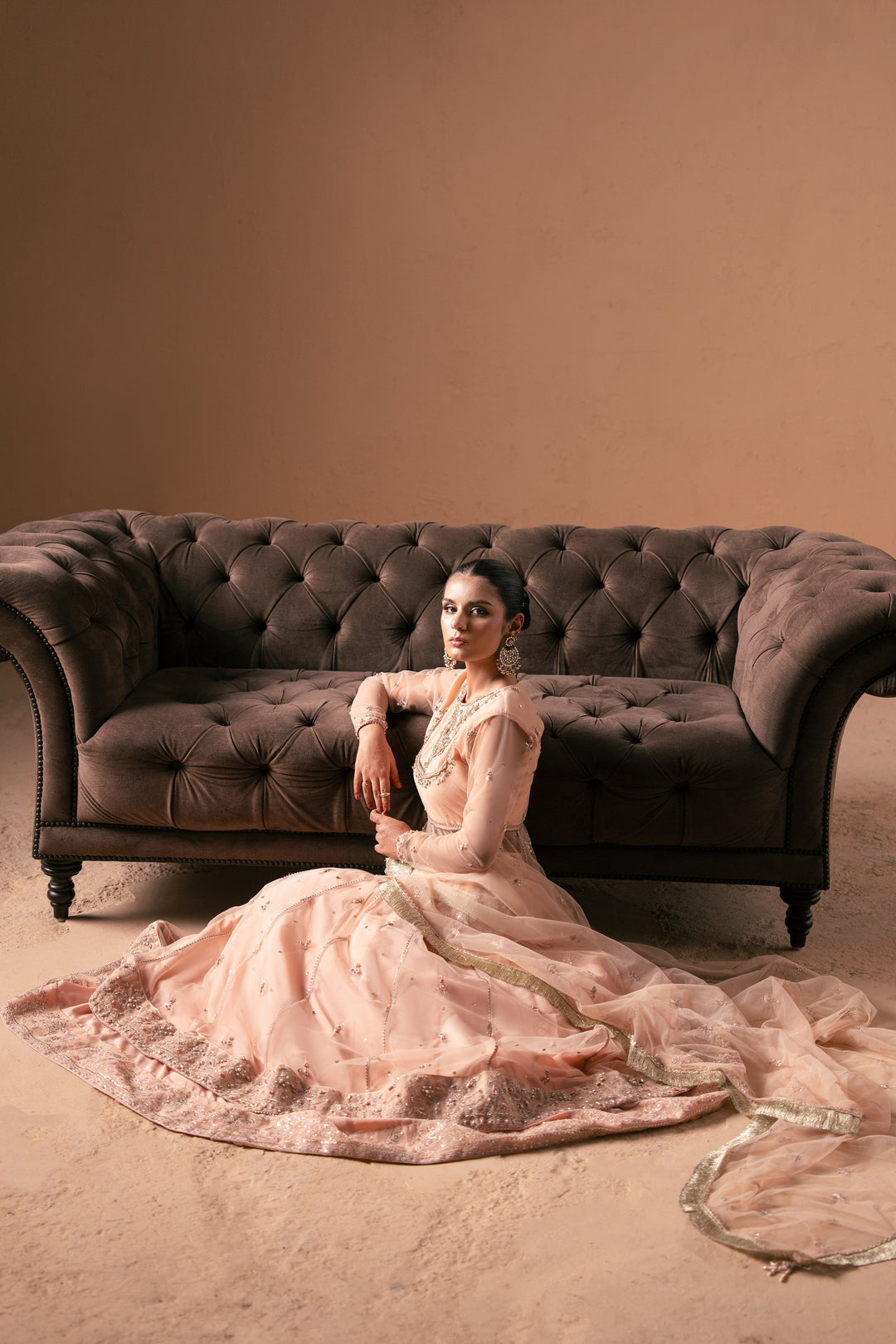 Malook - Sitara - pink - silk - 3 Piece