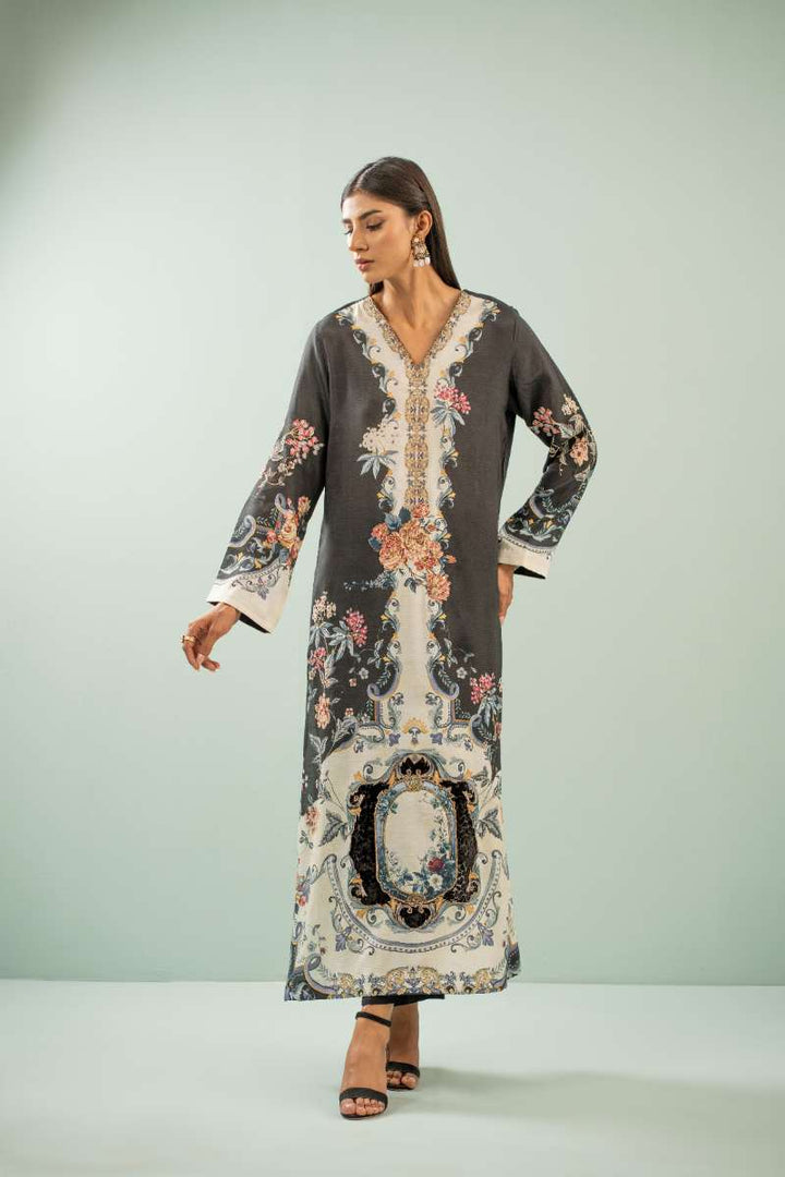Shamaeel - Baroque Bloom Viscose Silk Suit For Women - Multicolor - 2 Piece
