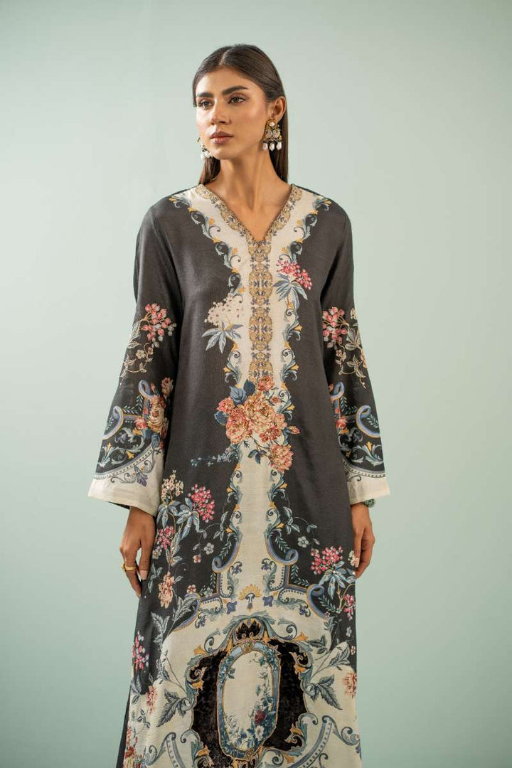 Shamaeel - Baroque Bloom Viscose Silk Suit For Women - Multicolor - 2 Piece