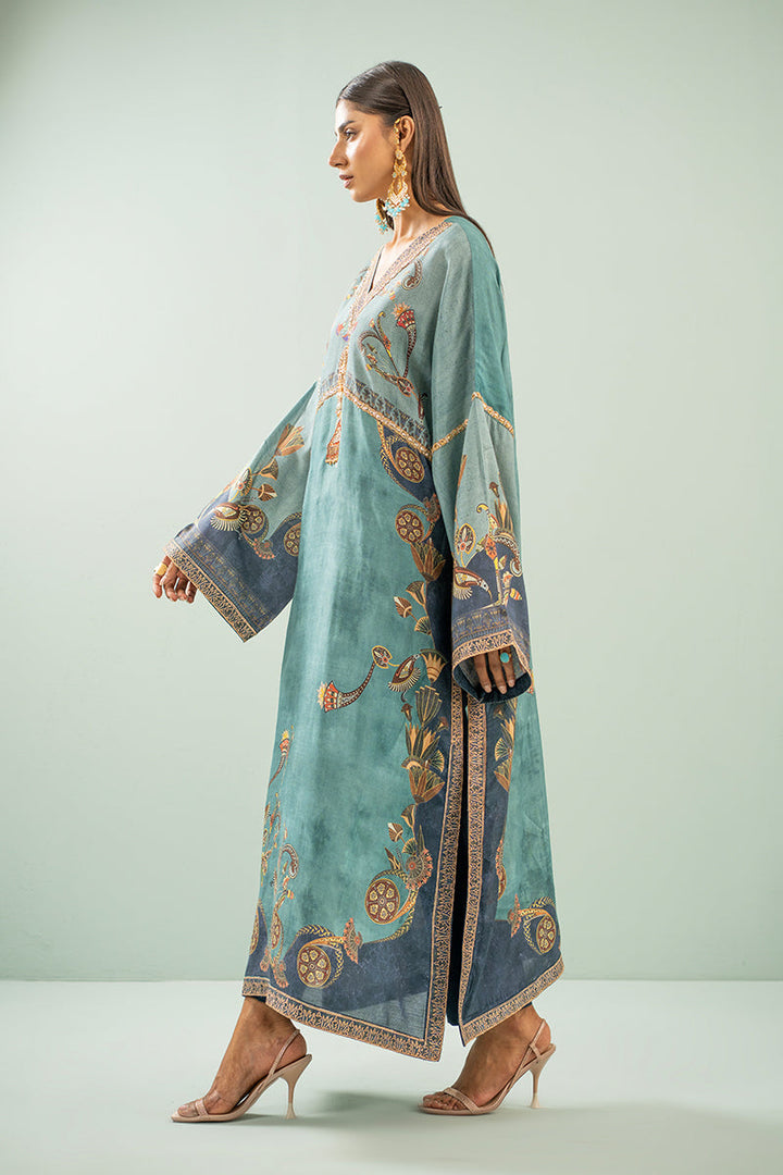 Shamaeel - Teal Heritage - Viscose Silk/Cotton Silk