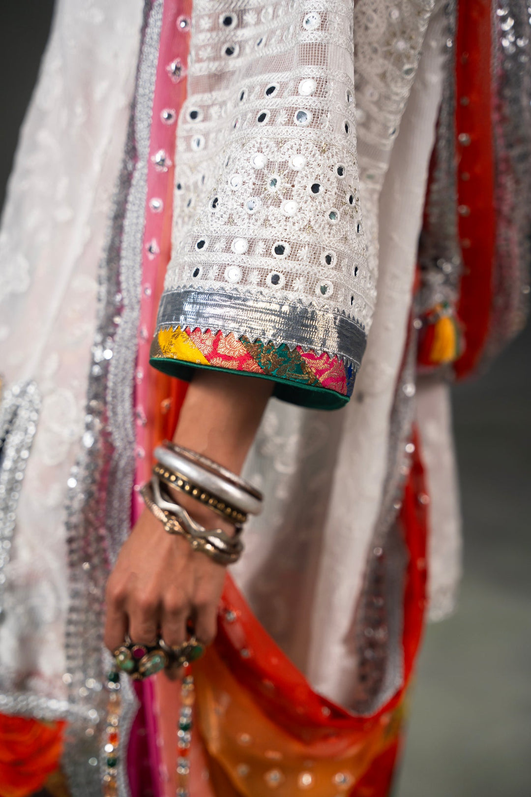 Nilofer Shahid - Kosem - White - 3 Piece