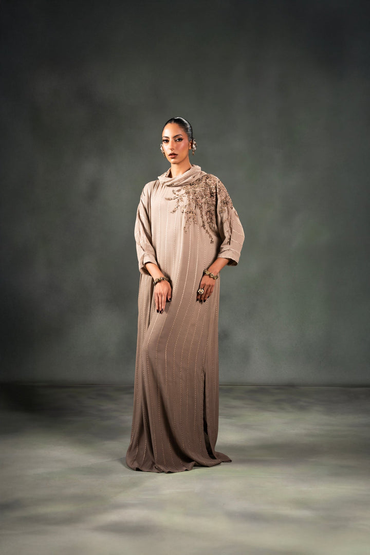 Nilofer Shahid - Safiye - Beige - 1 Piece