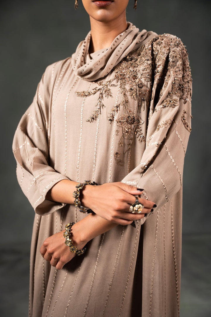 Nilofer Shahid - Safiye - Beige - 1 Piece