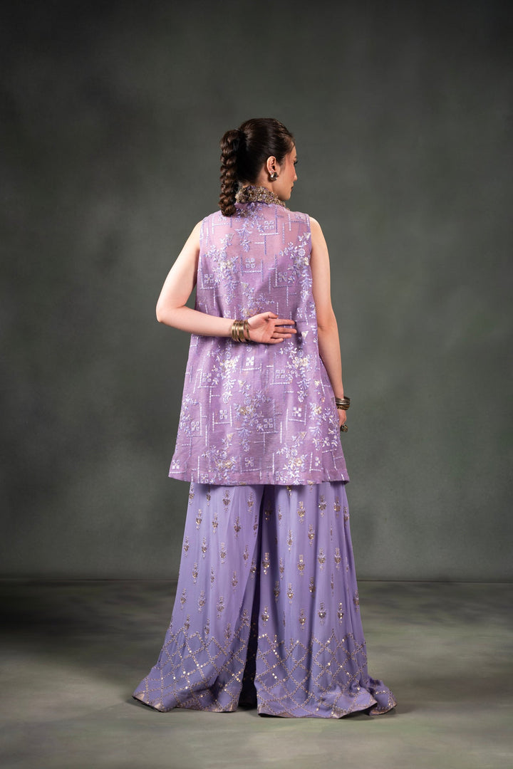 Nilofer Shahid - Mehr - Purple - 3 Piece