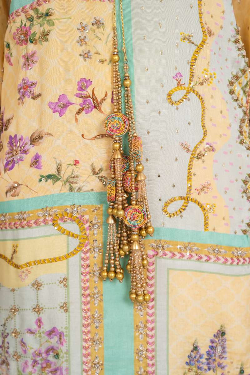 Zaaviay - Lemon Pop Splash Suit For Women - Yellow - 3 Piece