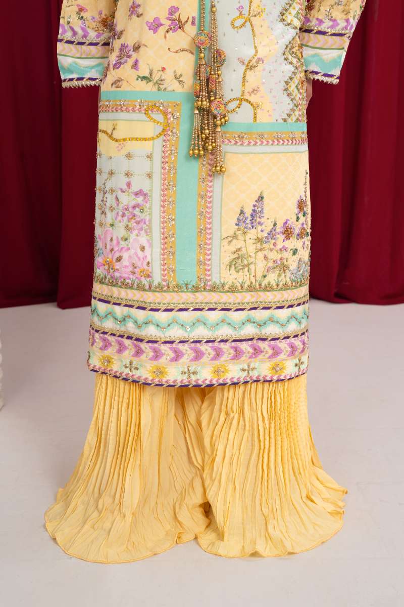 Zaaviay - Lemon Pop Splash Suit For Women - Yellow - 3 Piece