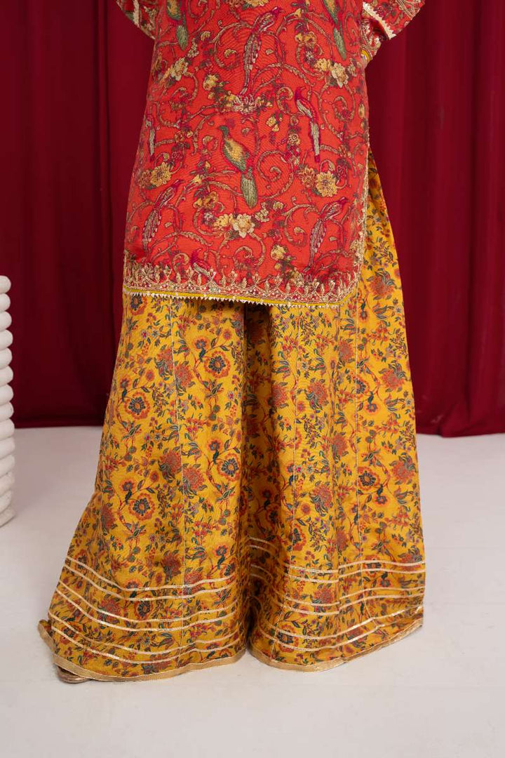 Zaaviay - Tangerine Tumble Suit For Women - 3 Piece