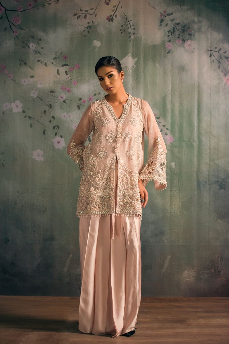 Yasmin Zaman Eshal 2 Piece Suit Pink